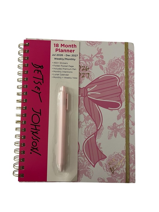 Betsey Johnson Other - Betsey Johnson Spiral 18-Month Planner (July 2026-Dec 2027)